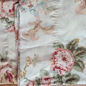 2 Ralph Lauren Vintage floral standard pillow cases soft cotton sateen.